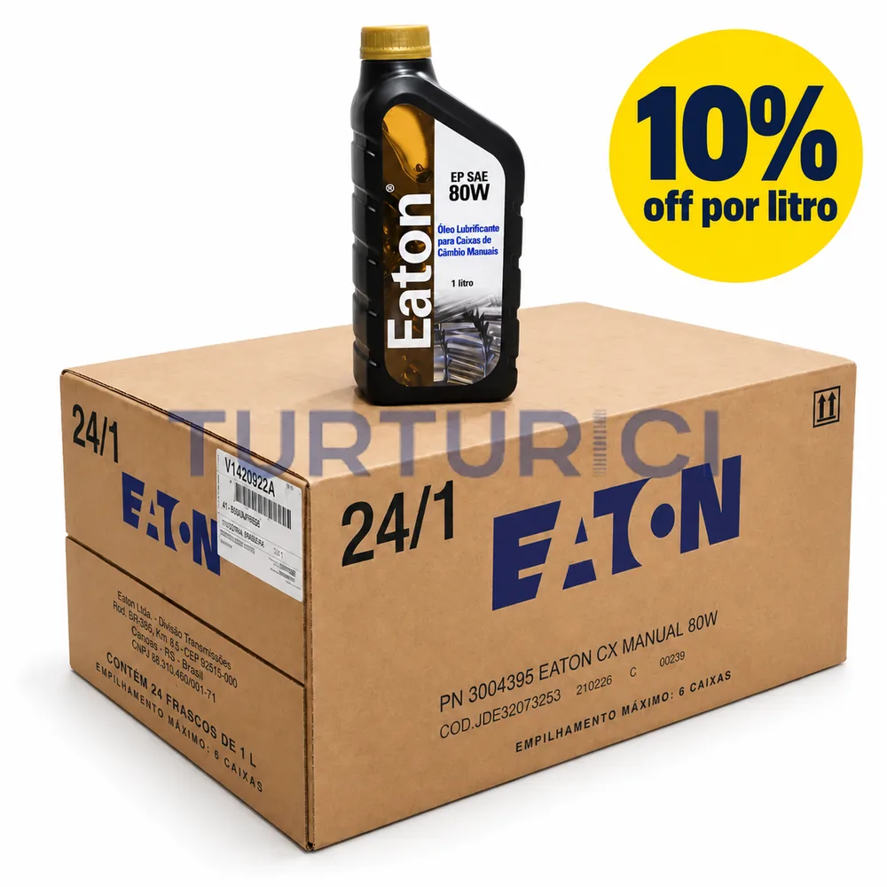 PACK ACEITE EATON SAE 80 W - API GL4 DE LITRO X24 UNIDADES