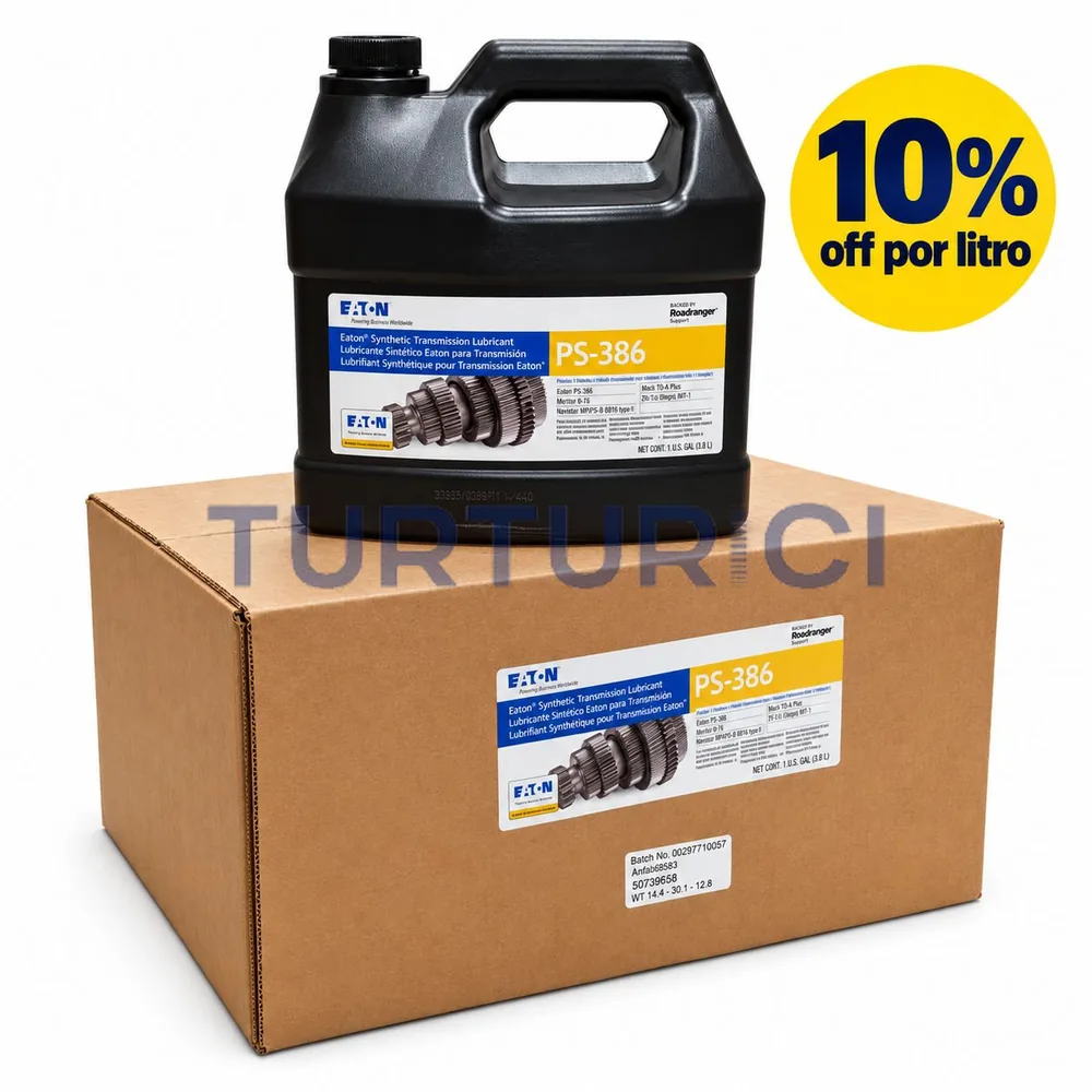 PACK ACEITE DE TRANSMISION EATON PS-386 - CAJA AUTOMATIZADA (3,78L) X4 UNIDADES